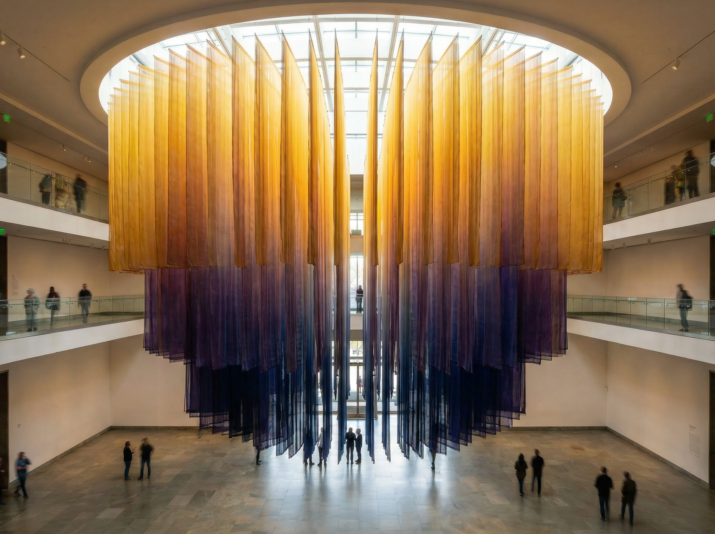 Academy Museum Installation — commercial drapery installation detail 4