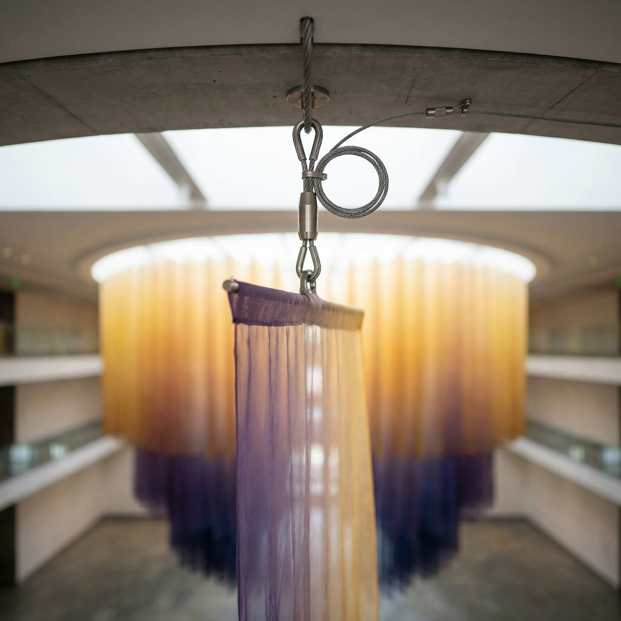 Academy Museum Installation — commercial drapery installation detail 6