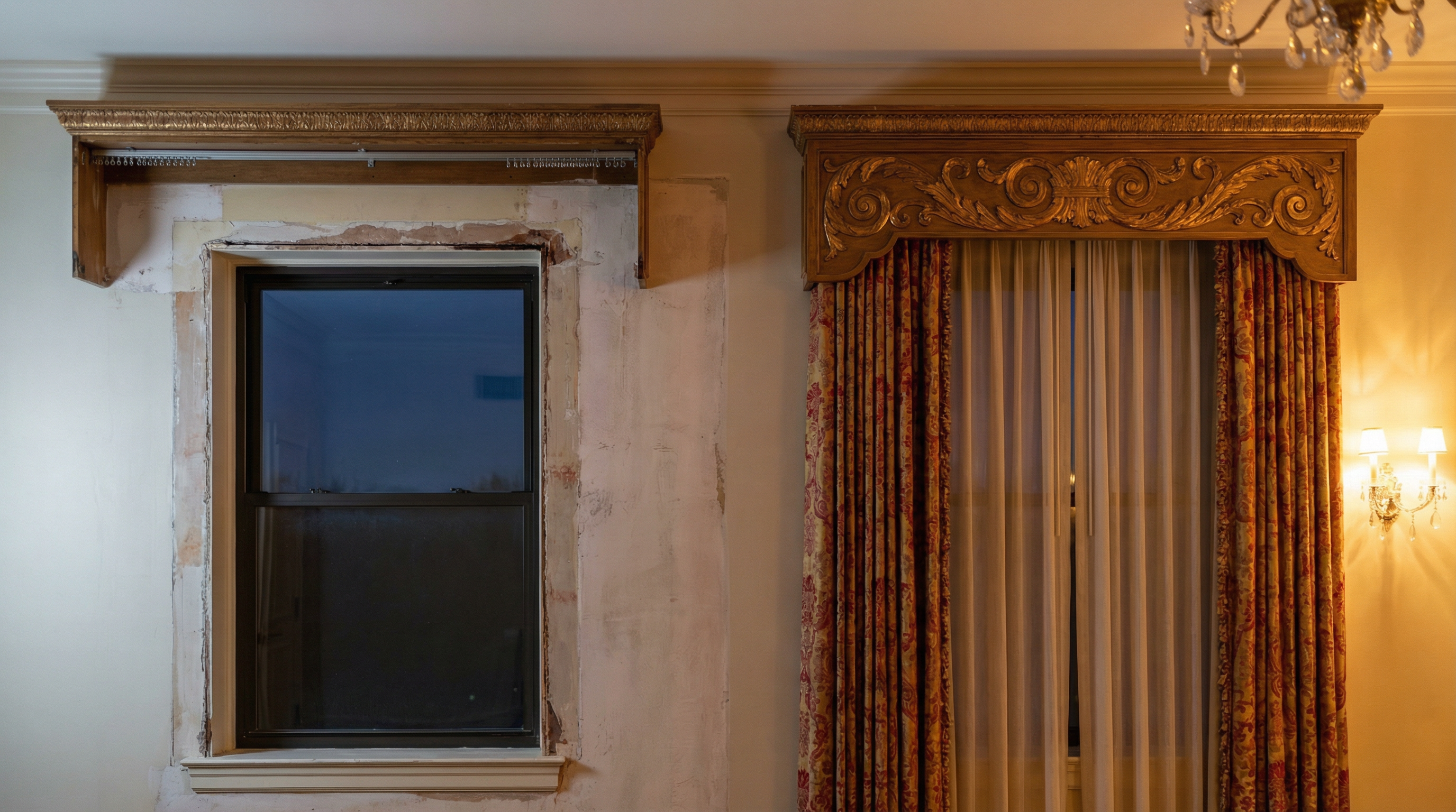 Beverly Hills Hotel Renovation — hospitality drapery installation detail 6