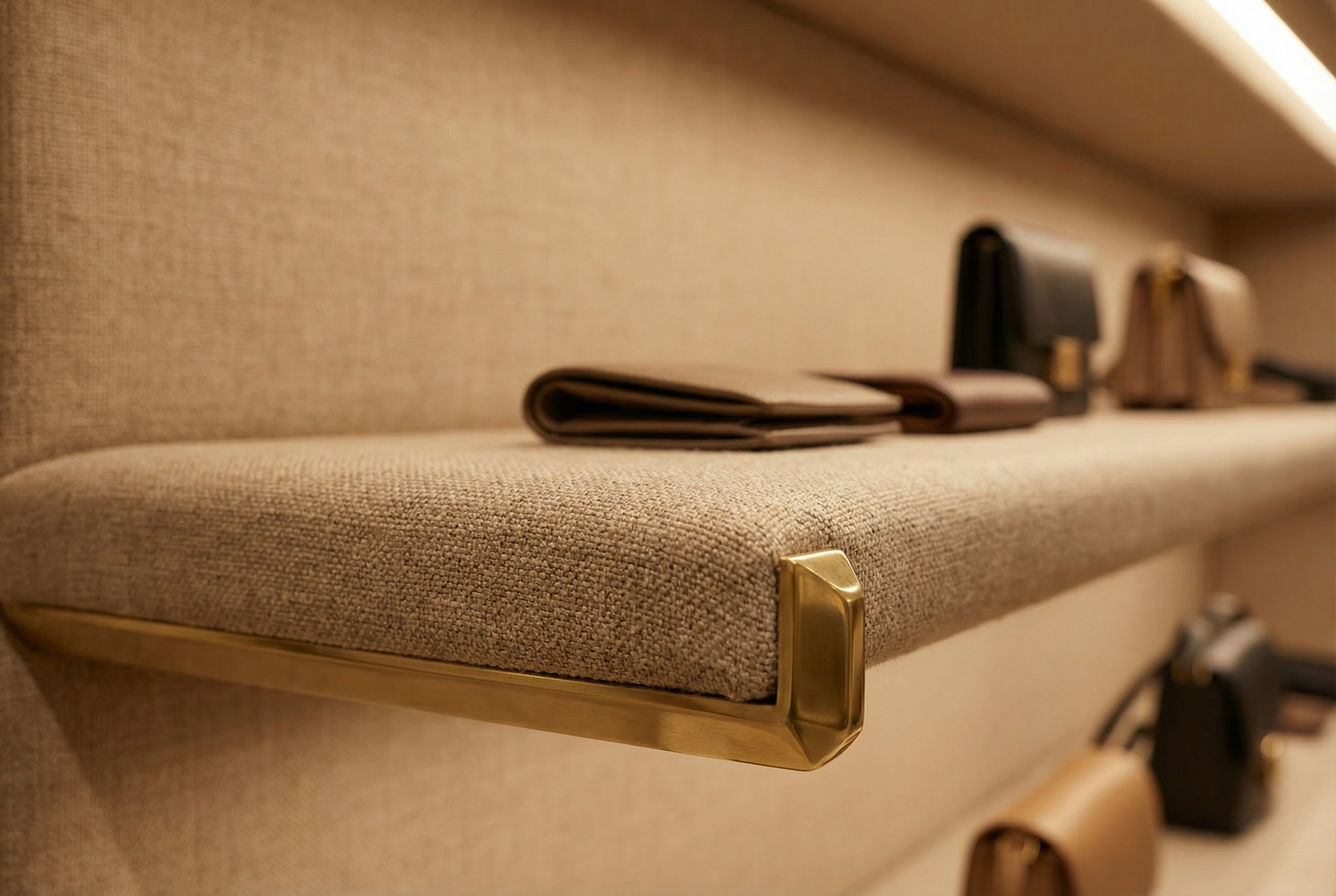 Flagship Showroom — SoHo — commercial drapery installation detail 6