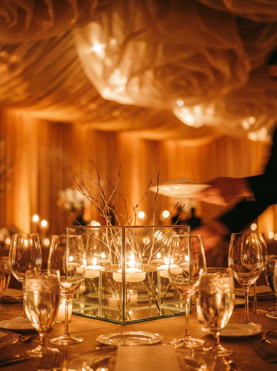 LACMA Gala — Grand Ballroom — event drapery installation detail 5